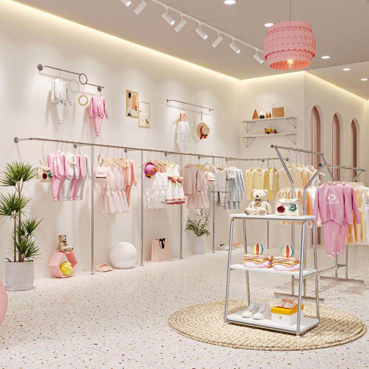 服装店女装店货架展示架上墙壁挂服装展示架