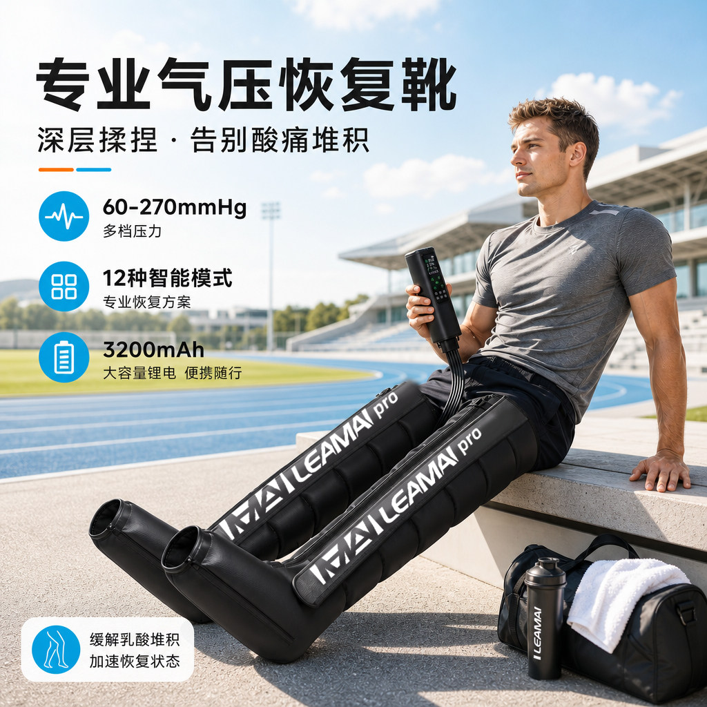 罗脉气压按摩器双臂双腿恢复靴