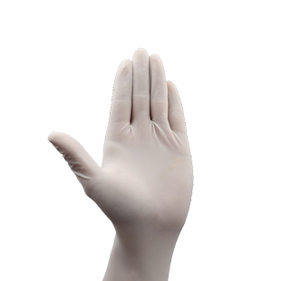 恒生一次性使用有粉手术手套无菌橡胶外科医用灭菌无粉检查手套