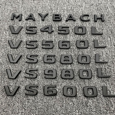 适用奔驰新威霆V260L改装V级VS500迈巴赫680后尾标车贴车标黑武士