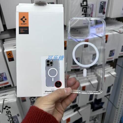 【灵动触控按键相机控制】Spigen适用苹果iphone17promax/16Pro/16Plus/17air手机保护壳透明套Magsafe手机壳