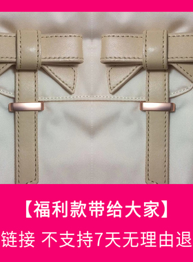 【色差很大，要求高的完美主义慎拍】甜甜圈双肩包配件直条皮扣