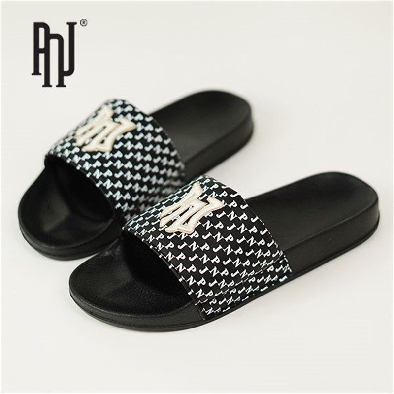 PNJ新款拖鞋情侣夏季户外休闲沙滩凉鞋时尚百搭平底凉拖PL1H-P002,女鞋,一字拖,淘宝优惠券,粉丝福利购,淘宝优惠卷