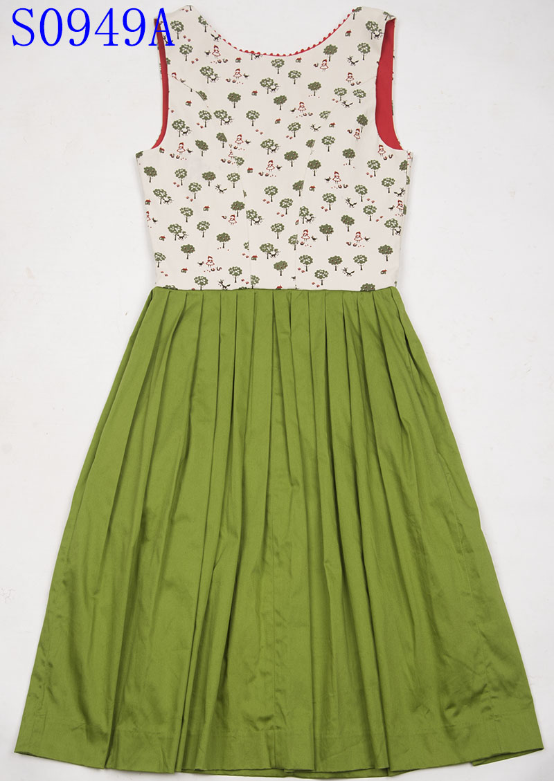 连衣裙棉欧式民族风大摆