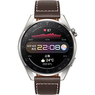 适用华为watch3pro手表膜钢化膜华为gtrunner智能运动保护膜华为watchd曲面陶瓷膜46m全屏覆盖HUAWEI高清贴膜