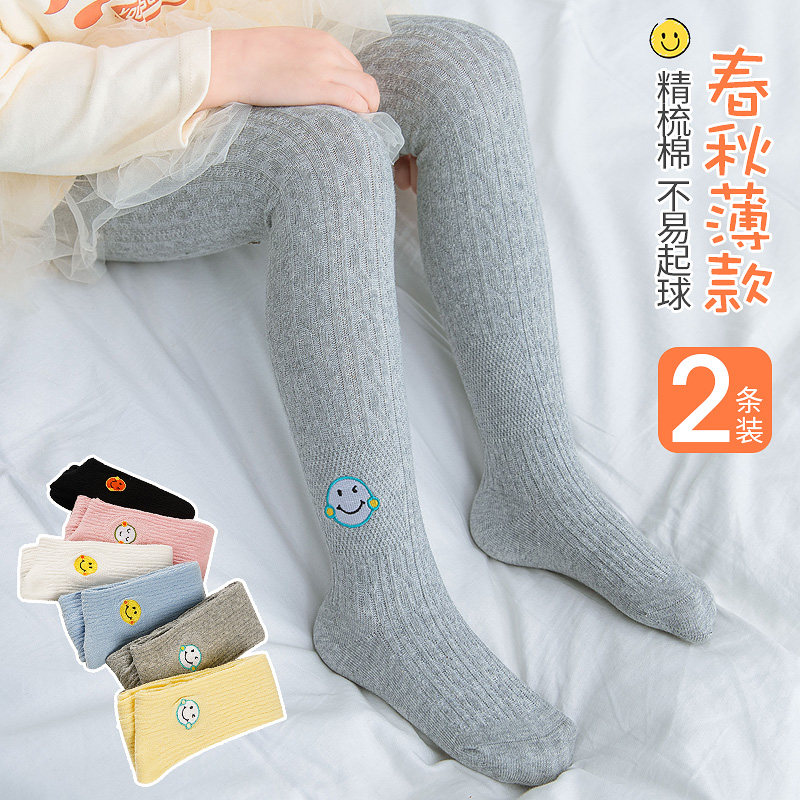 春秋5连裤袜7儿童袜子8小女孩3岁长袜5秋季2女童4打底袜中厚公主1