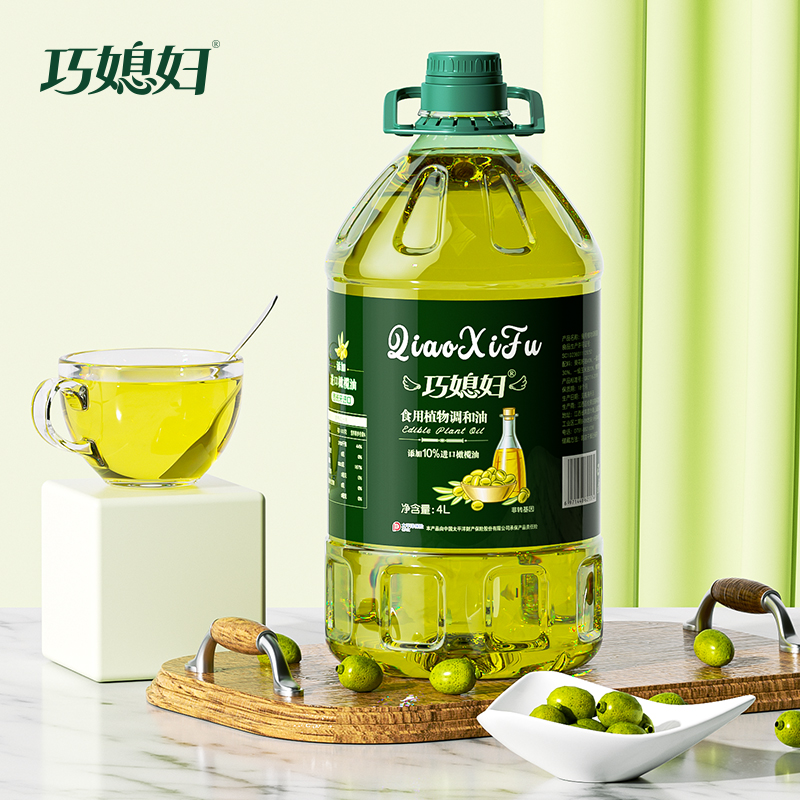 巧媳婦特級初榨橄欖油食用油調和油4L_巧媳婦旗艦店_糧油調味/速食/干貨/烘焙