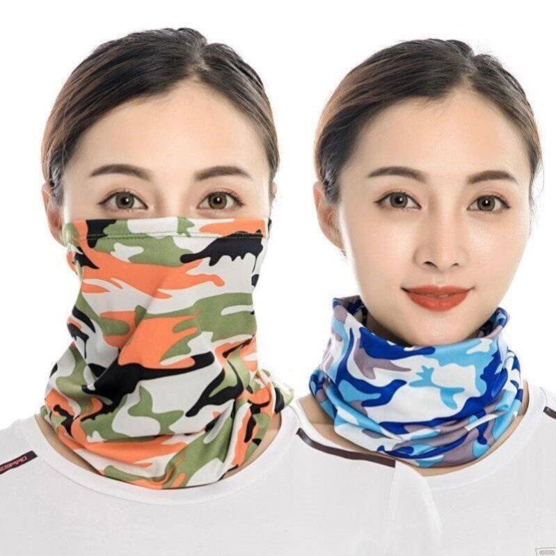 电焊工专用围脖头巾男围脖女夏季薄款冰丝防晒脖套防紫外线防沙罩