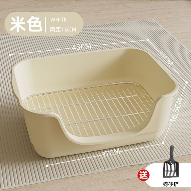 狗狗厕所浴缸小型中型大型犬超大号易防尿溅清理可漏便盆用品尿盆