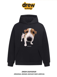 美式潮牌恶搞可爱小狗印花纯棉短袖T恤男女休闲情侣上衣