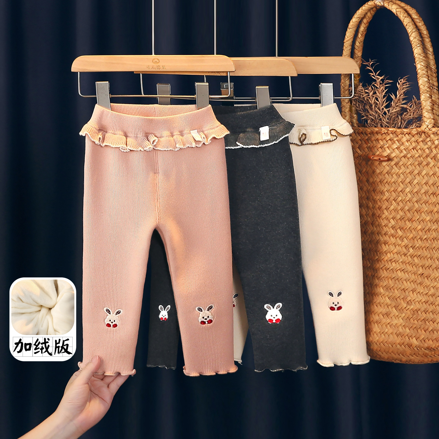 可衣棉尔长裤纯棉加绒保暖打底裤