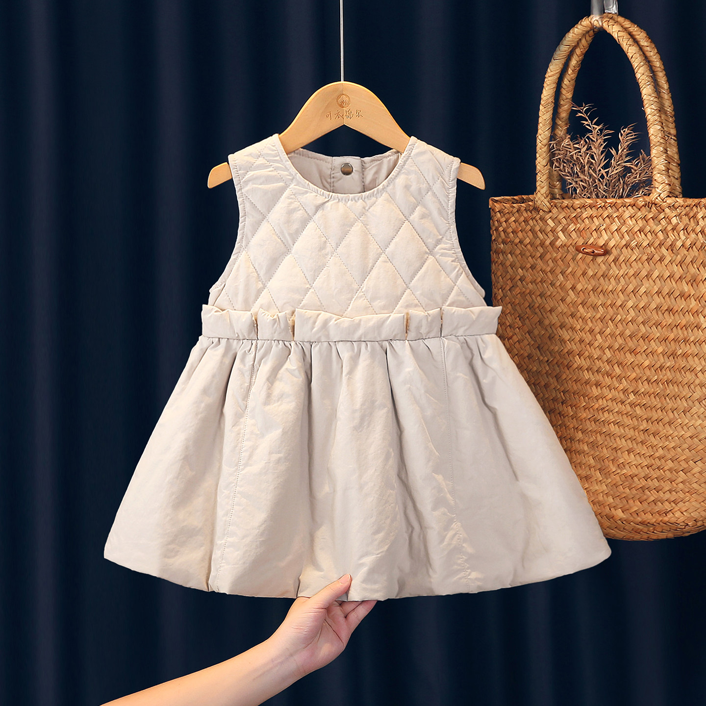 女童连衣裙冬季夹棉2026新款小女好看高级公主裙子宝宝纯棉背心裙,童装/婴儿装/亲子装,连衣裙,淘宝优惠券,粉丝福利购,淘宝优惠卷