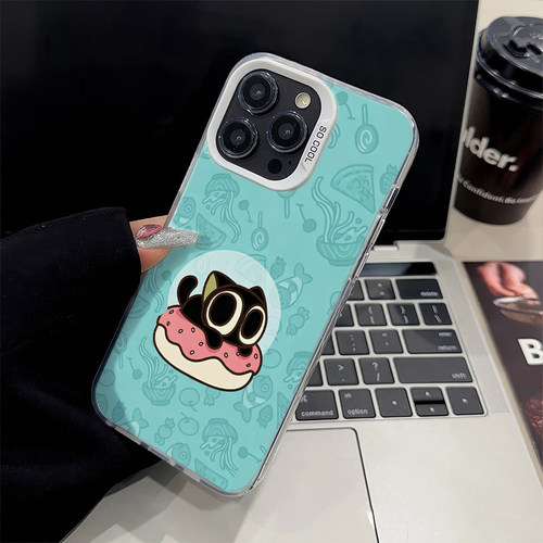 iPhone14可爱红米K90MAX彩银苹果13创意OPPORENO16硬12ProMax适用15PLUS高级感手机壳小米17ULTRA卡通荣耀600
