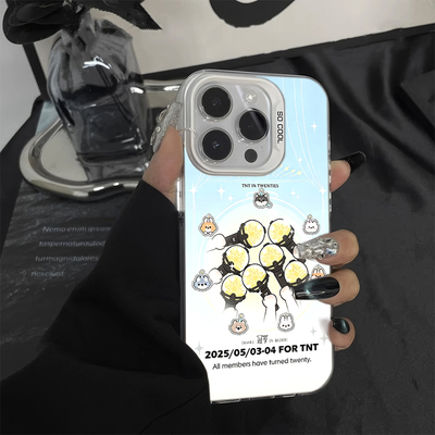 iPhone13彩银OPPOK15PRO苹果16高级感小众手机壳时代少年团冠岁应援棒硬小米17ProMax适用14plus创意VIVOY500