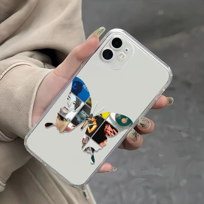 15plus适用iPhone17手机壳OPPOK13TURBOPRO陶喆专辑蝴蝶华为NOVA14周边苹果16ProMax透明软红米k90ins风x200s