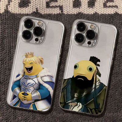 iPhone16e个性苹果13小众透明荣耀600小米17ProMax创意诸葛亮吾王奶龙VIVOIQOO15软适用14PLUS手机壳真我NEO7