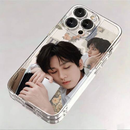 OPPORENO16ins风iPhone13华为MATE80苹果17小众透明12ProMax创意一加15T软真我NEO7适用14PLUS手机壳睡觉成毅