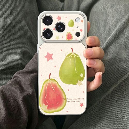 新款ins风苹果15创意适用17Air全包iPhone13pro星星芭乐14plus大视窗16ProMax小众手机壳