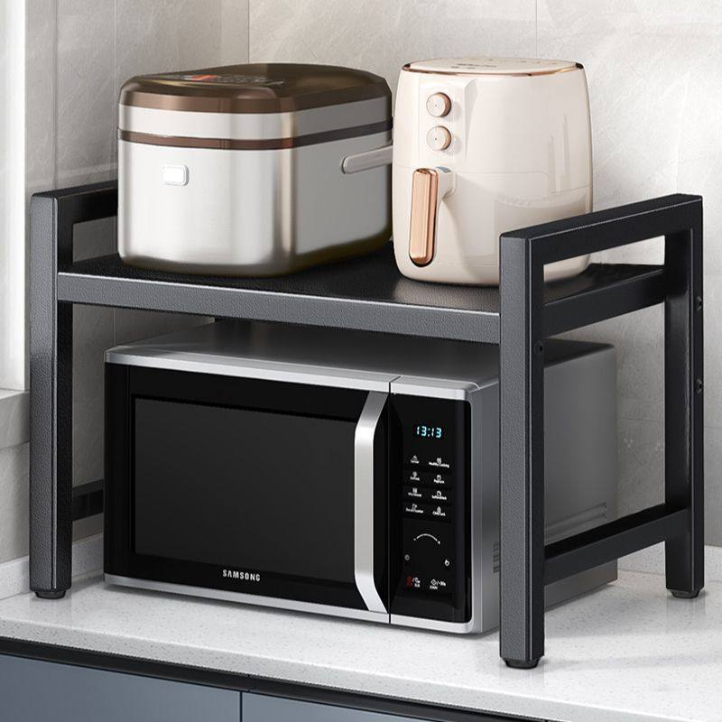 厨房置物架微波炉烤箱架子可伸缩家用电饭锅双层台面桌面收纳支架,厨房/烹饪用具,抹布架/厨房清洁收纳架,淘宝优惠券,粉丝福利购,淘宝优惠卷