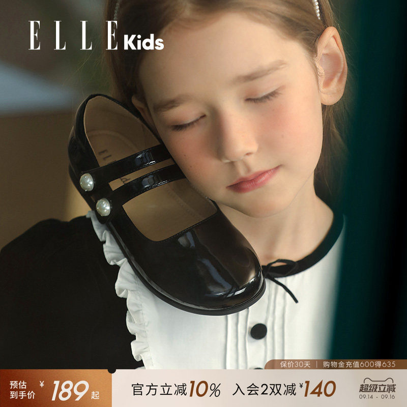 ELLEkids女童皮鞋夏季新款2022图片