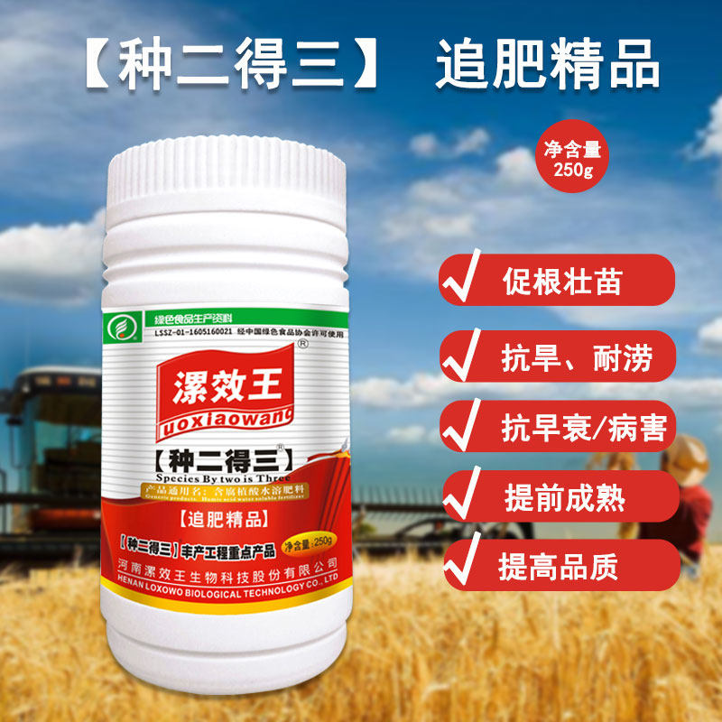 漯效王·种二得三·有机水溶肥叶面肥通用型蔬菜果树复合肥 250g