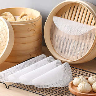 纳米硅胶蒸笼垫圆形16 34cm包子馒头水饺屉布耐高温不粘透气垫8