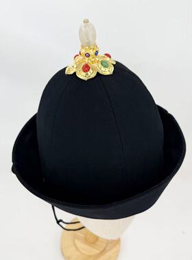 明制奓檐帽 折檐帽 多功能复古帽 汉服首服
