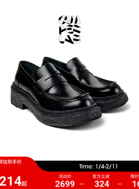 CAMPERLAB看步男女同款Vamonos新款厚底增高英伦乐福鞋休闲小皮鞋