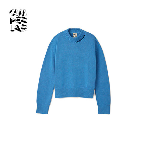 CAMPERLAB看步男女同款Knit圆领长袖内搭新款上衣破洞外穿毛衣 - 封面