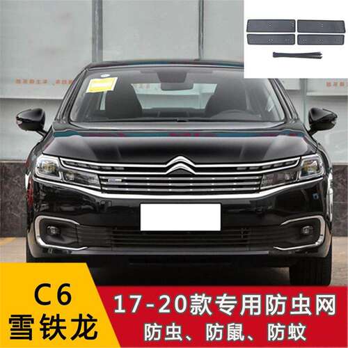 适用于雪铁龙天逸 BEYOND/C5/C3-XR/C6/C5X汽车防虫网水箱保护网