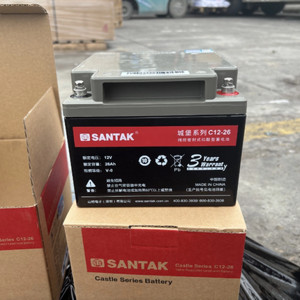 山特城堡C12-18 12v18 12v3812v65 12v100ah蓄电池直流屏应急电源