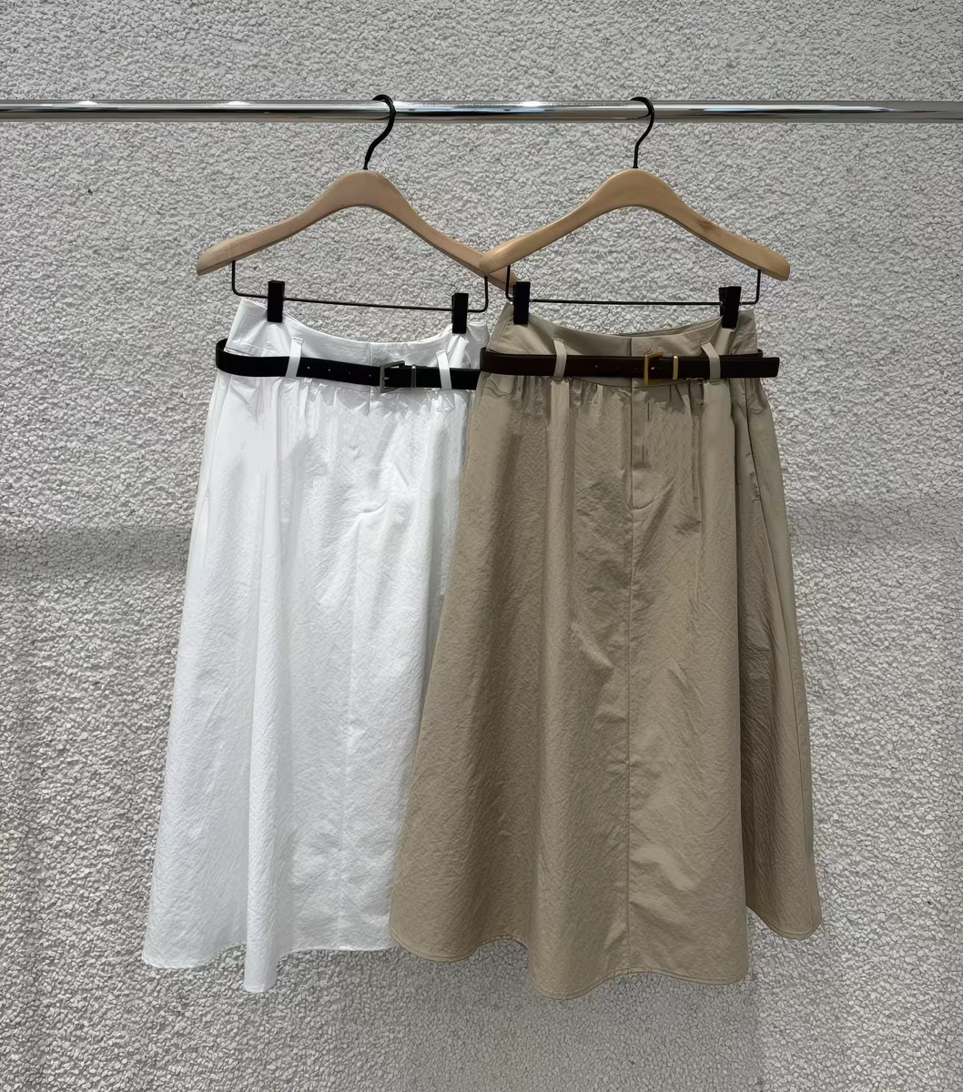 珂家正品2025夏新品防晒A字半身裙