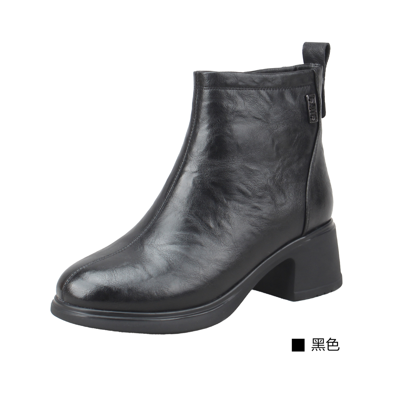 意尔康2025冬季新款时尚加绒短靴