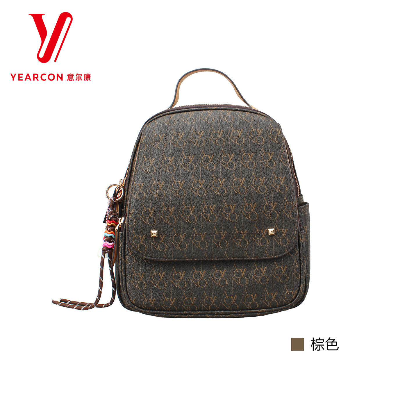 意尔康女包2025冬季新款时尚百搭双肩斜挎包女休闲包57Y20441