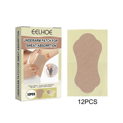 4/12/20Pcs Disposable Underarm Sweat Pads Armpit Stickers
