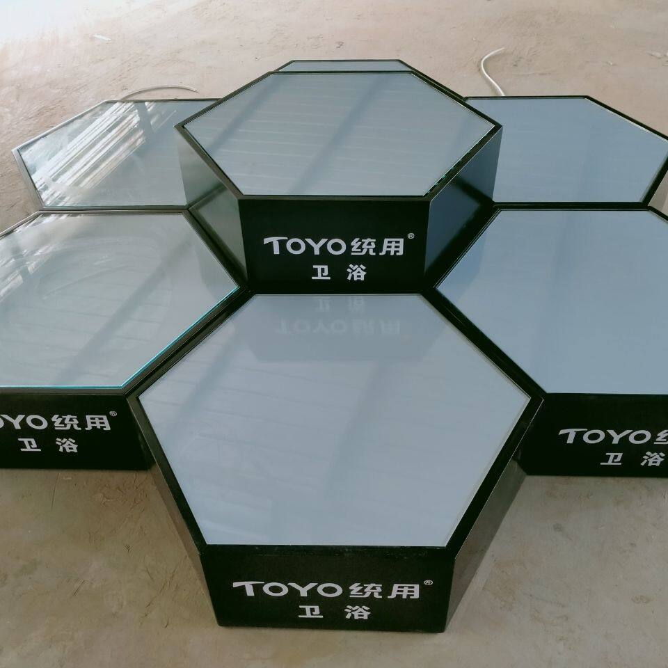 马桶展示台木质烤漆发光展示台亚克力展示卫浴展示礼品展示g