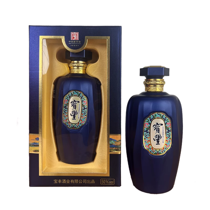 宝丰酒千里江山纪念版清香型50度500ml整箱6瓶礼盒装特级白酒送礼