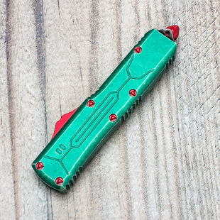 定制战损版微技术赏金UTX85石洗做旧T6航空铝刀鞘户外露营装备EDC