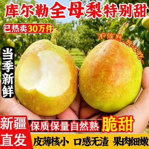 新疆库尔勒香梨全母2025新鲜水果