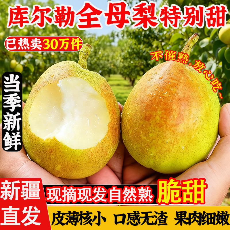 新疆库尔勒香梨全母2025新鲜水果