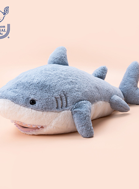 日本sunlemon海洋大鲨鱼玩偶毛绒玩具安抚娃娃陪伴生日礼物公仔女