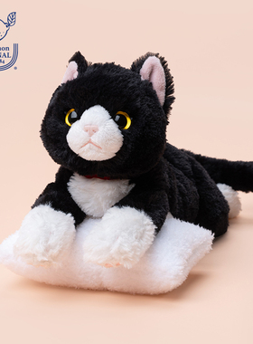 sunlemon仿真猫咪毛绒玩偶燕尾服猫娃娃可爱睡觉抱枕生日玩具礼物