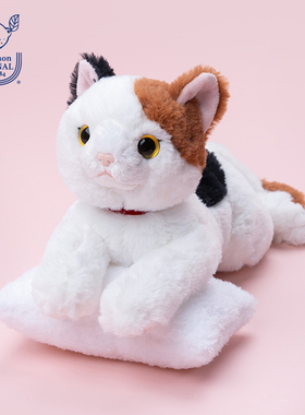 sunlemon仿真猫咪毛绒玩偶三色猫玩具公可爱儿童安抚娃娃生日礼物