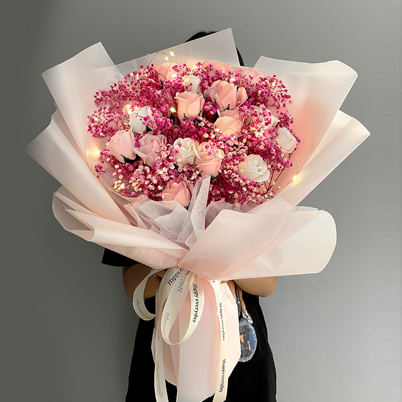 小花蓊送女友生日礼物情人节礼物