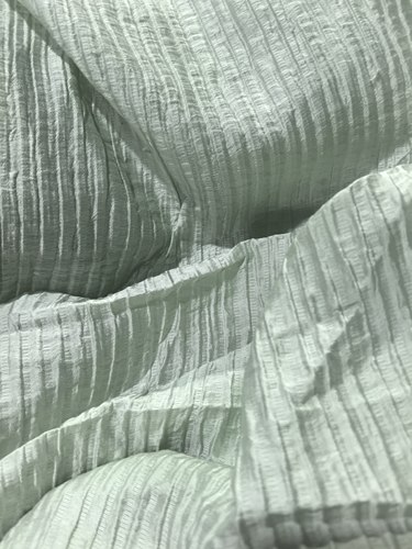 3米x1.4米天丝苎麻肌理纹，轻薄微透，总重约500克湖水绿#B155