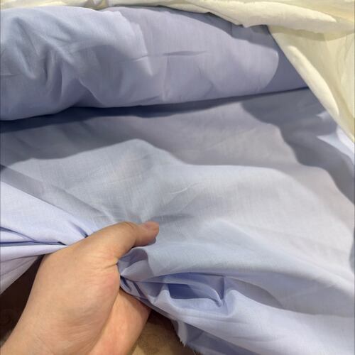 3米纯棉9088紫蓝色