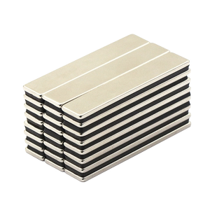 钕铁硼磁铁长方形薄强吸铁石磁铁强磁条形磁钢50x10x2磁（5个）
