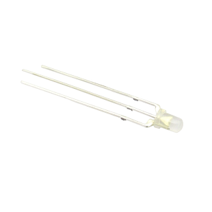 TELESKY 3mm 红绿 普绿 共阴 发光二极管 LED灯双色 三脚(10个)