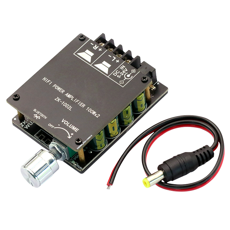20W30W 50WX2蓝牙5.0数字功放板调节音量 502L功放模块5V12V24V