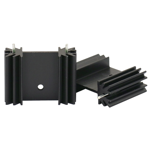 【TELESKY】mos管散热片 IC散热器 三极管降温 25*34*12MM(2个)